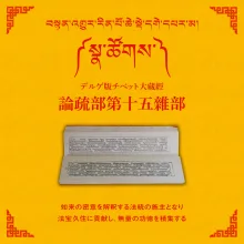 大蔵経論疏部第十五雑部 9帙